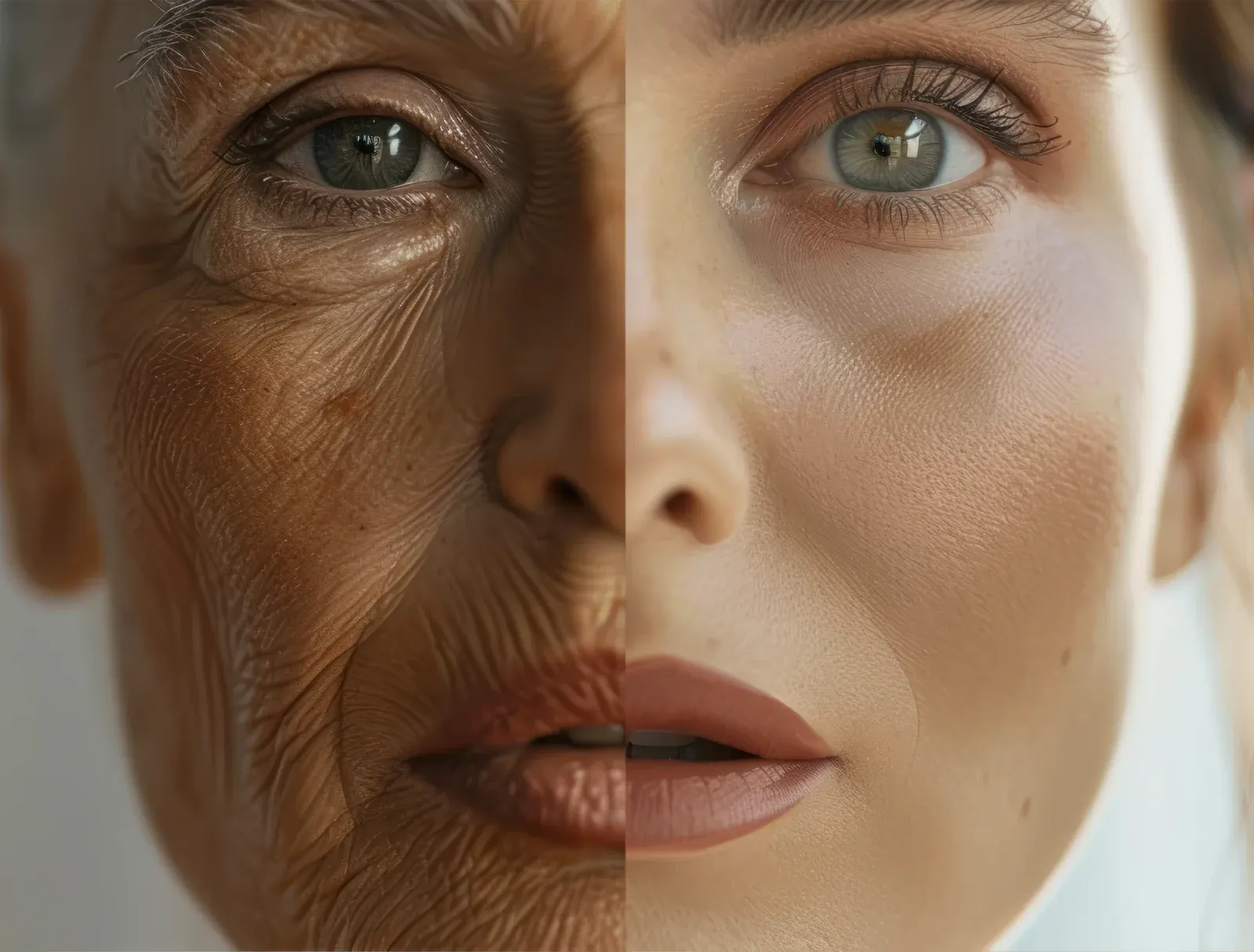 Before and after cellular regeneration with Intravenous Laser Therapy (Weber IV)