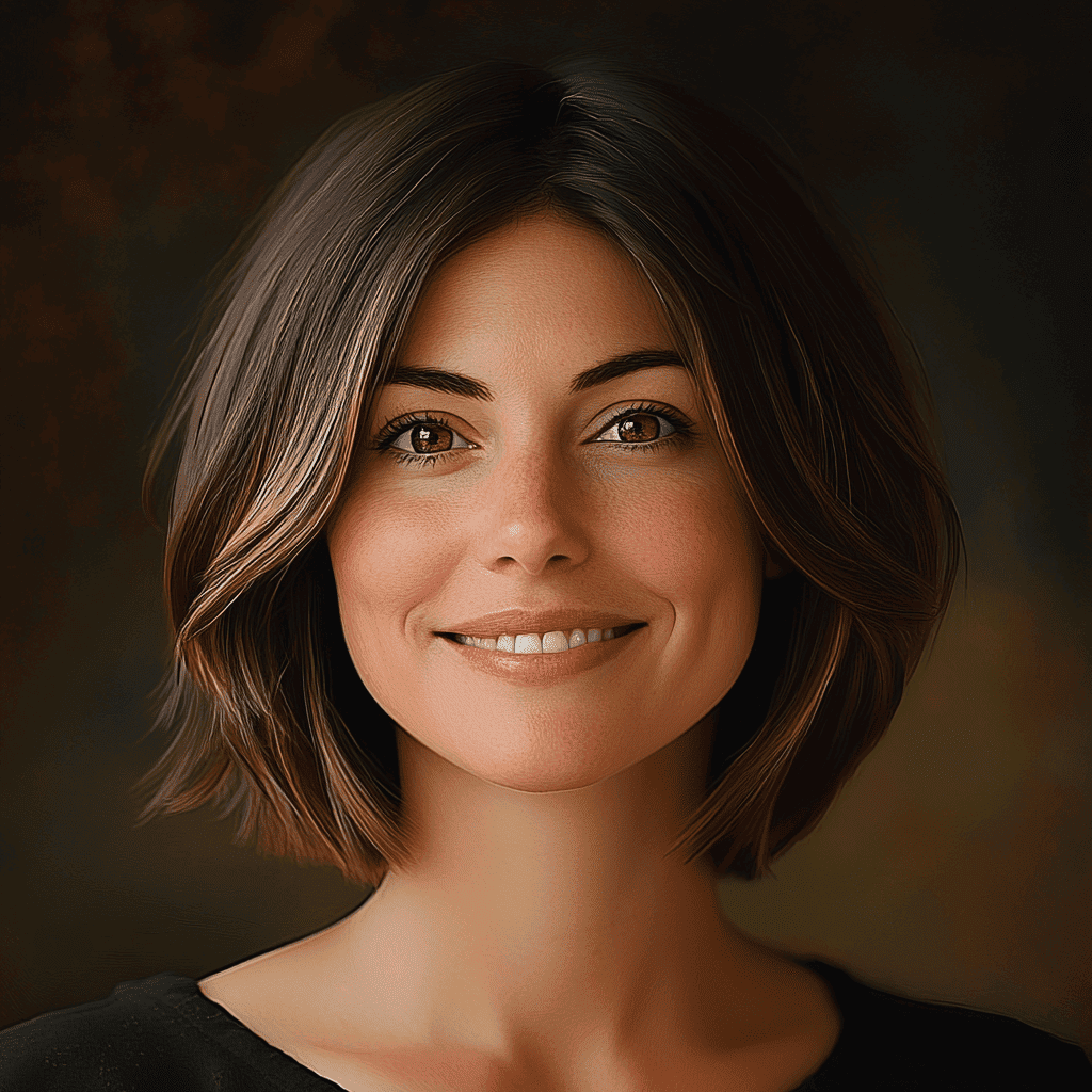 random brunette woman