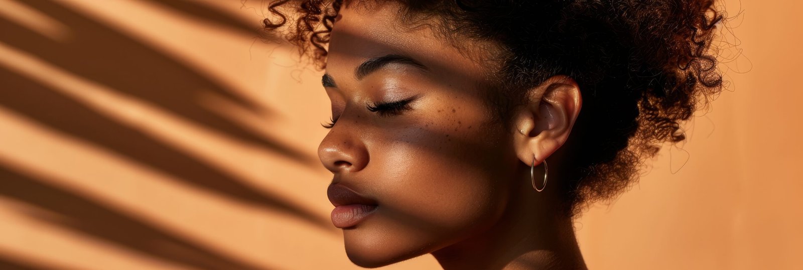 Face in warm tropical sunlight, the daily UV exposure behind sun spots in Seychelles
