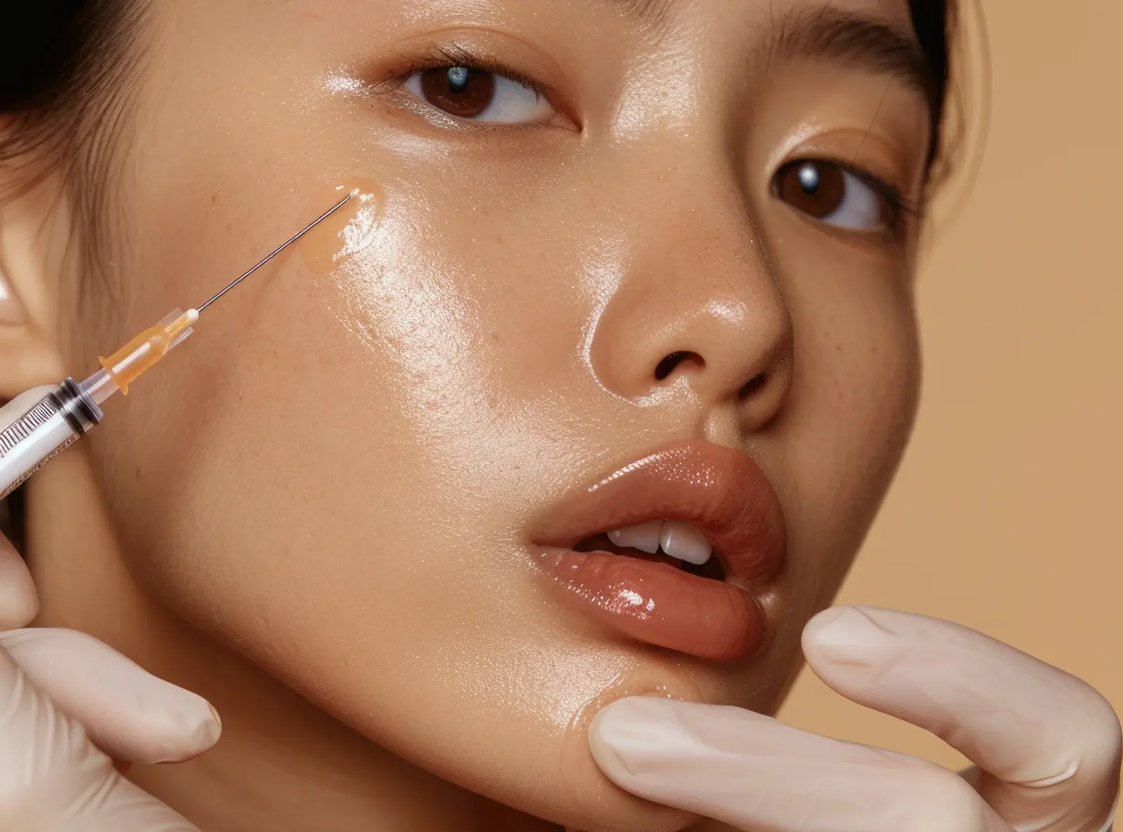 Nurse performing IM shot for rapid vitamin absorption in Seychelles