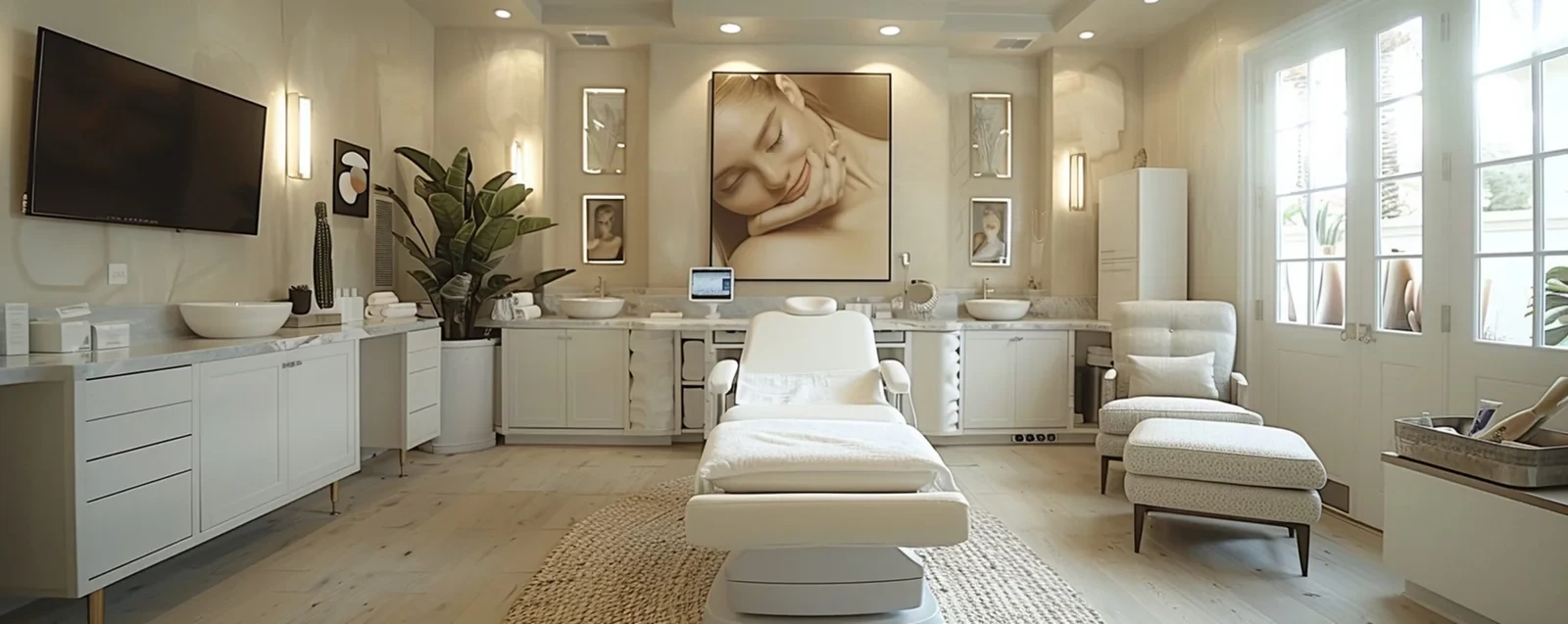 The clinic at Mont Fleuri