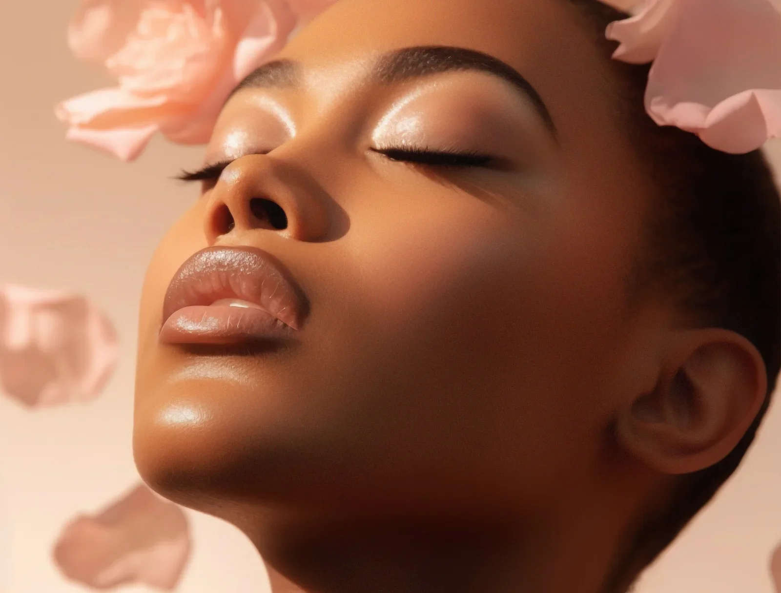 Woman receiving a chemical peel at the Victoria Aesthetics clinic in Seychelles.