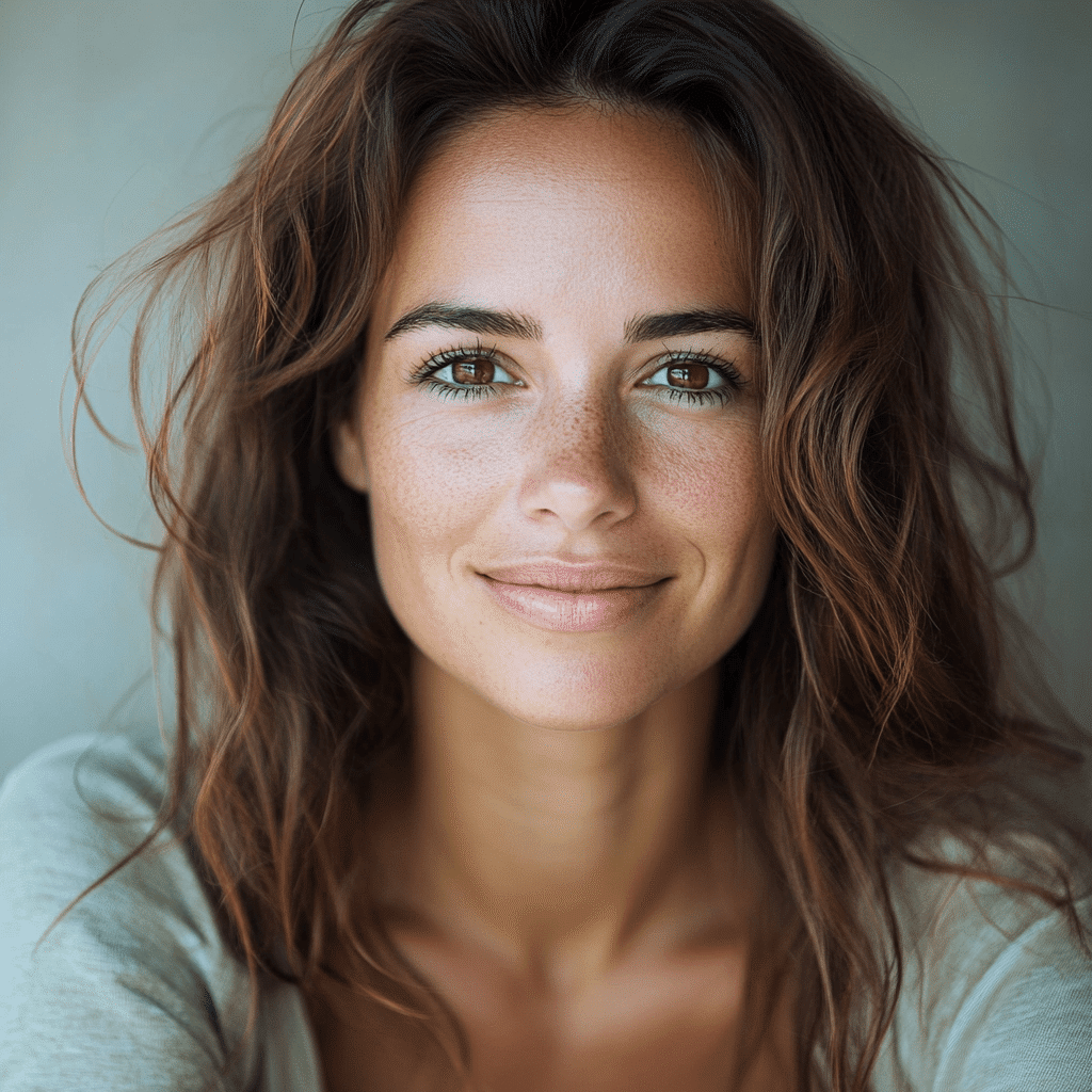 Mediterranean woman in her thirties
